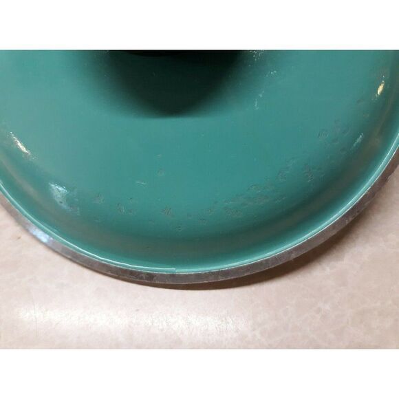 Club Aluminum Replacement Lid 7" outside 6" inside Turquoise Aqua Teal - Picture 4 of 7